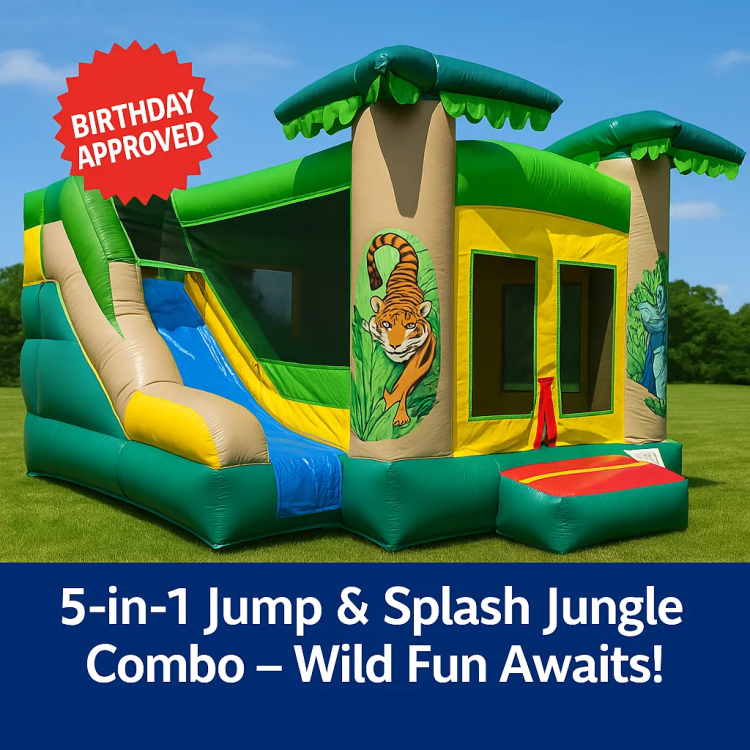 5in1 Jump & Splash Jungle