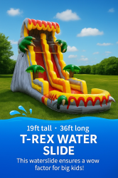 19' T-Rex Water Slide