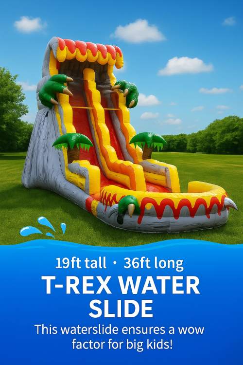 19' T-Rex Water Slide