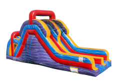 Rock wall and slide  Mania