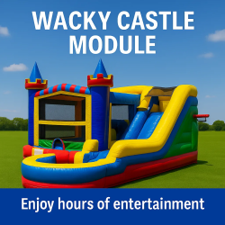 Wacky Castle Module Combo 7 inflatable pool