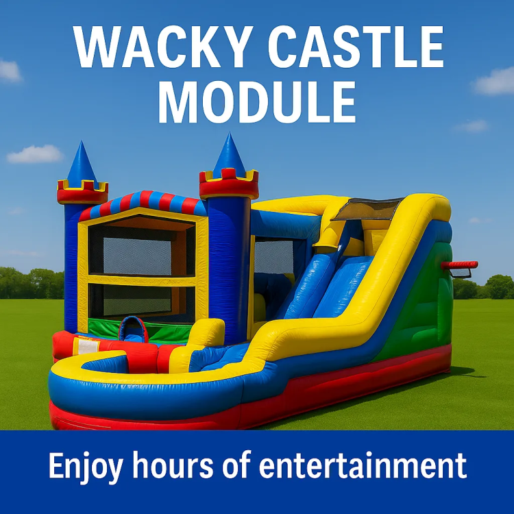 Wacky Castle Module Combo 7 inflatable pool