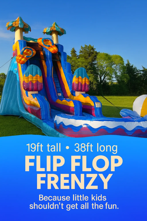 19' Flip Flop Frenzy Water Slide