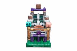 47' Minecraft-Style Obstacle Course new 2026 inflatable front white 1770309551